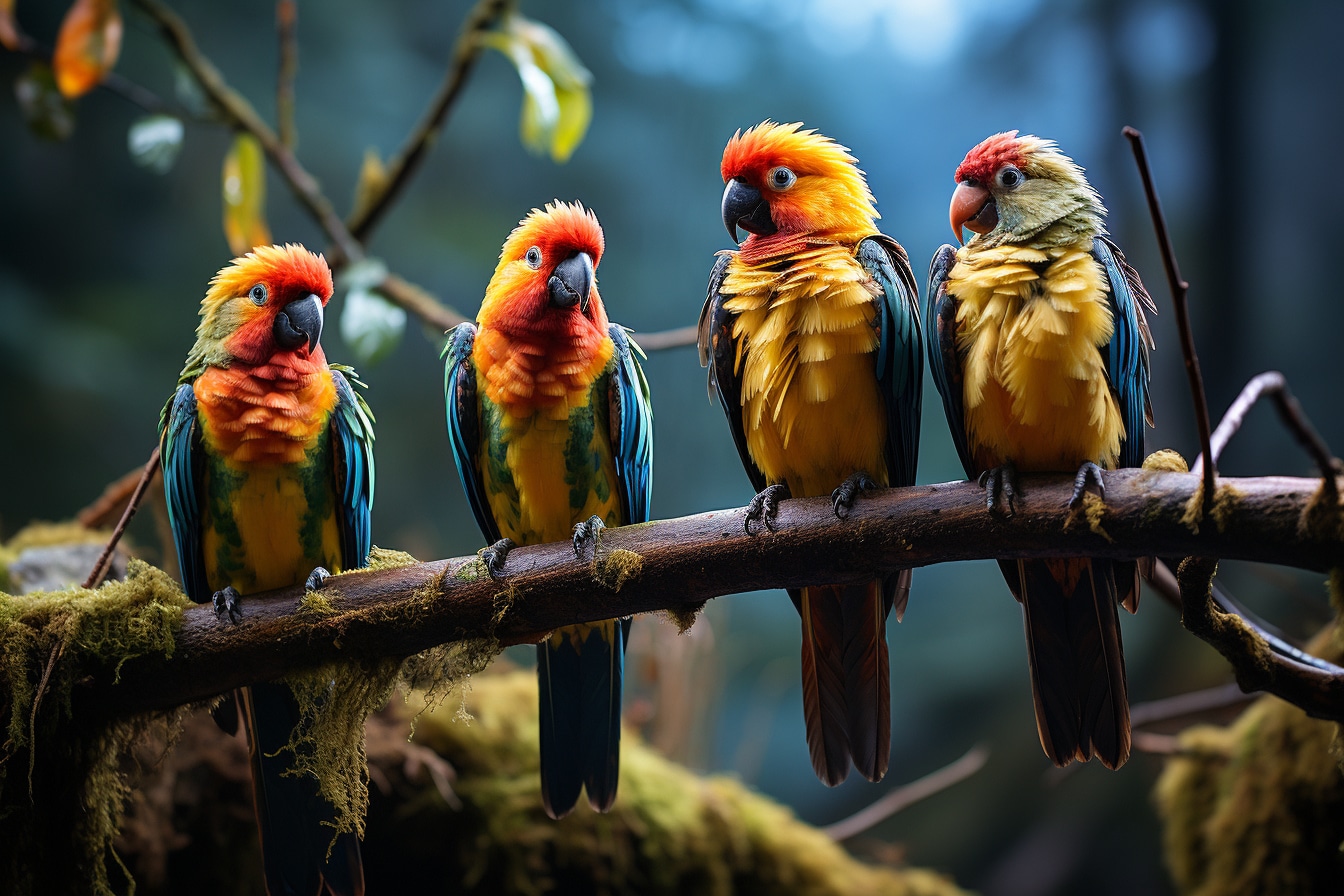 Les perroquets, des oiseaux aux comportements complexes